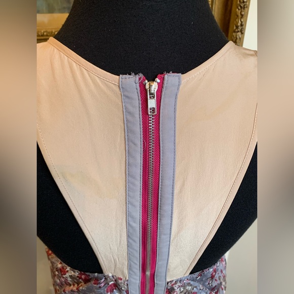 Silk Tiered Floral Summer Dress - Picture 6 of 11